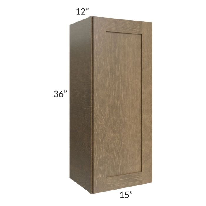 RTA Royal Bronze Shaker 15" x 36" Wall Cabinet