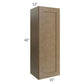 RTA Royal Bronze Shaker 15" x 42" Wall Cabinet with 2 Finished Sides