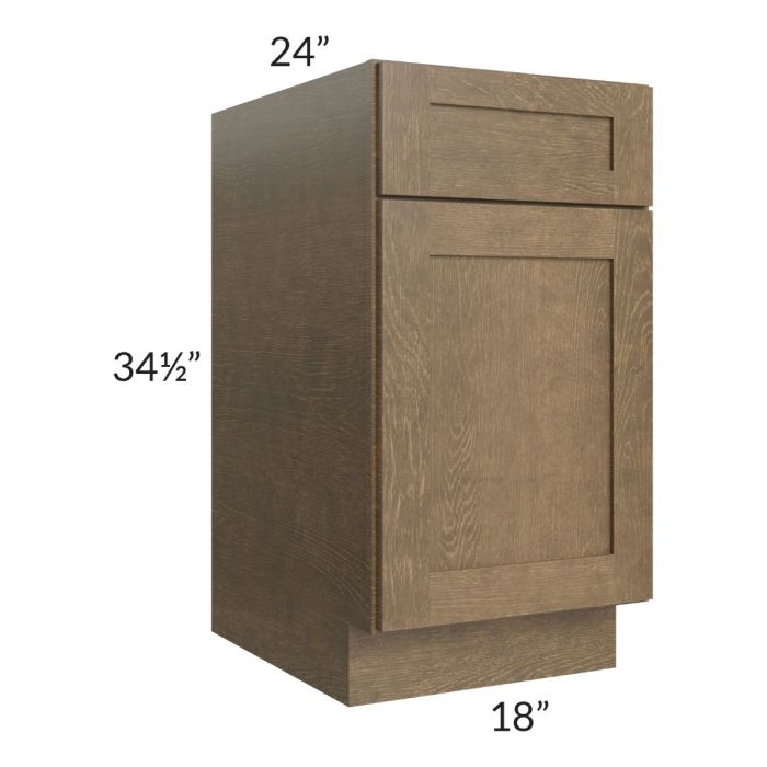 RTA Royal Bronze Shaker 18" Base Cabinet