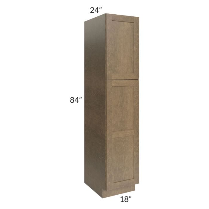 RTA Royal Bronze Shaker 18" x 84" Pantry Cabinet