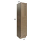 RTA Royal Bronze Shaker 18" x 90" Pantry Cabinet with 1 Finished Side