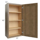 RTA Royal Bronze Shaker 21" x 42" Wall Cabinet with 2 Finished Sides