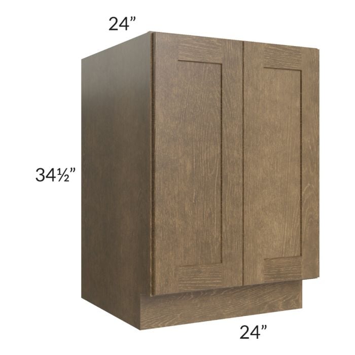 RTA Royal Bronze Shaker 24" Full Height Door Base Cabinet