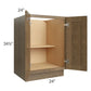 RTA Royal Bronze Shaker 24" Full Height Door Base Cabinet with 2 Finished Sides