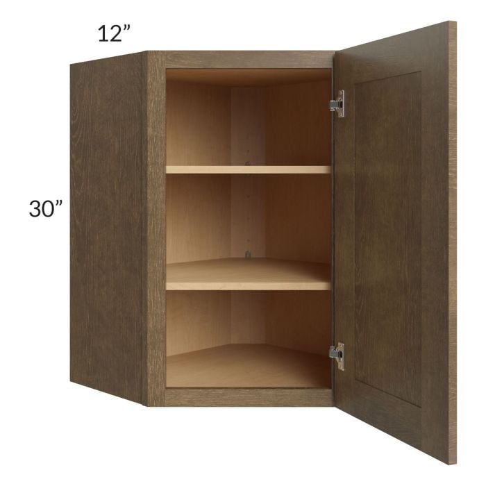 RTA Royal Bronze Shaker 24" x 30" Wall Diagonal Corner Cabinet
