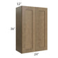 RTA Royal Bronze Shaker 24" x 36" Wall Cabinet with 1 Finished Side