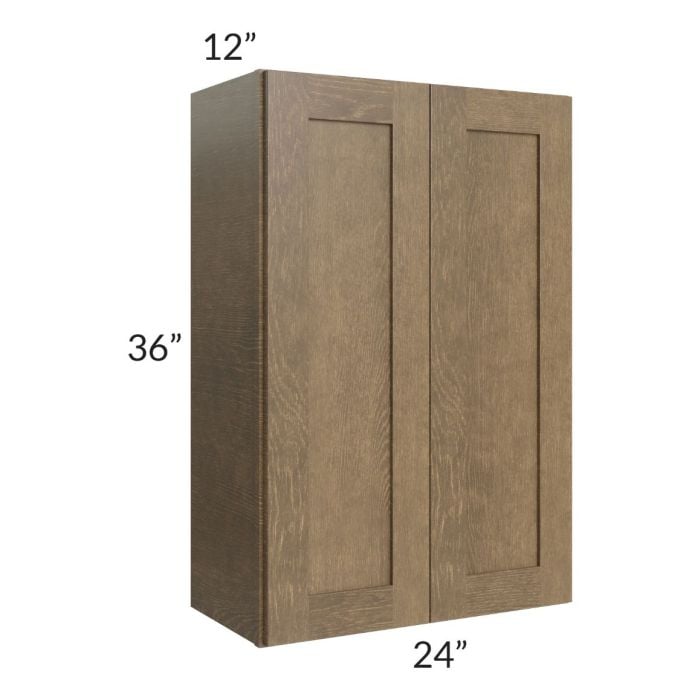 RTA Royal Bronze Shaker 24" x 36" Wall Cabinet with 2 Finished Sides