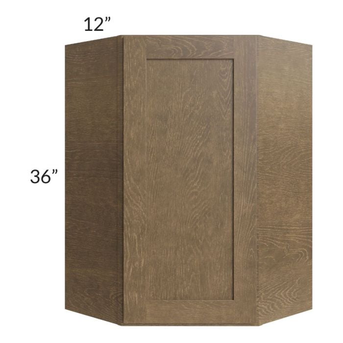 RTA Royal Bronze Shaker 24" x 36" Wall Diagonal Corner Cabinet