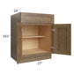 RTA Royal Bronze Shaker 27" Base Cabinet with 2 Finished Sides