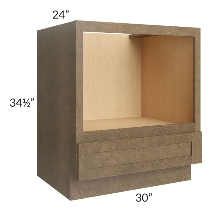 RTA Royal Bronze Shaker 30" Base Microwave Cabinet