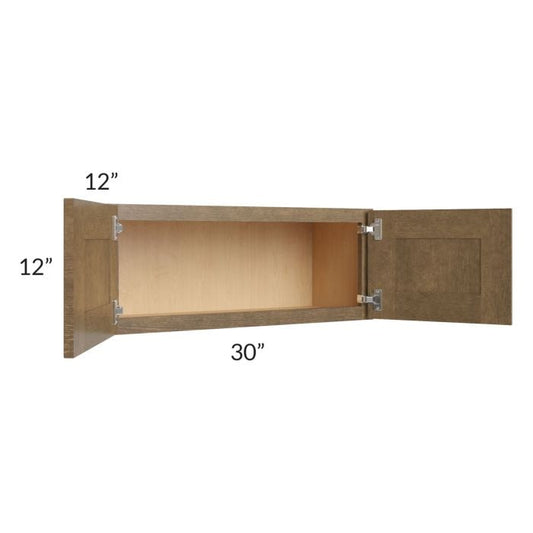 RTA Royal Bronze Shaker 30" x 12" Wall Cabinet with 2 Finished Sides