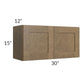 RTA Royal Bronze Shaker 30" x 15" Wall Cabinet with 1 Finished Side