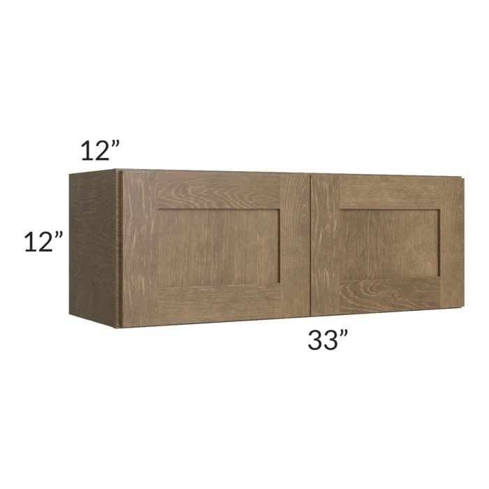 RTA Royal Bronze Shaker 33" x 12" Wall Cabinet