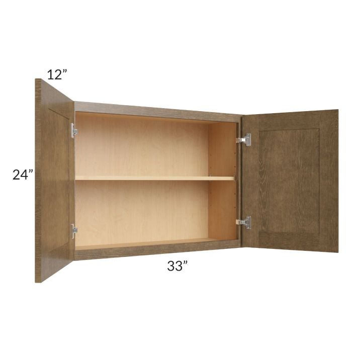 RTA Royal Bronze Shaker 33" x 24" Wall Cabinet