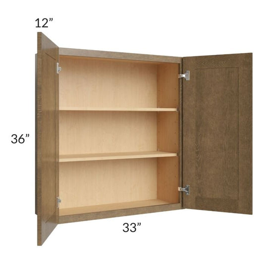 RTA Royal Bronze Shaker 33" x 36" Wall Cabinet