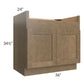 RTA Royal Bronze Shaker 36" Farm Sink Base Cabinet with 2 Finished Sides