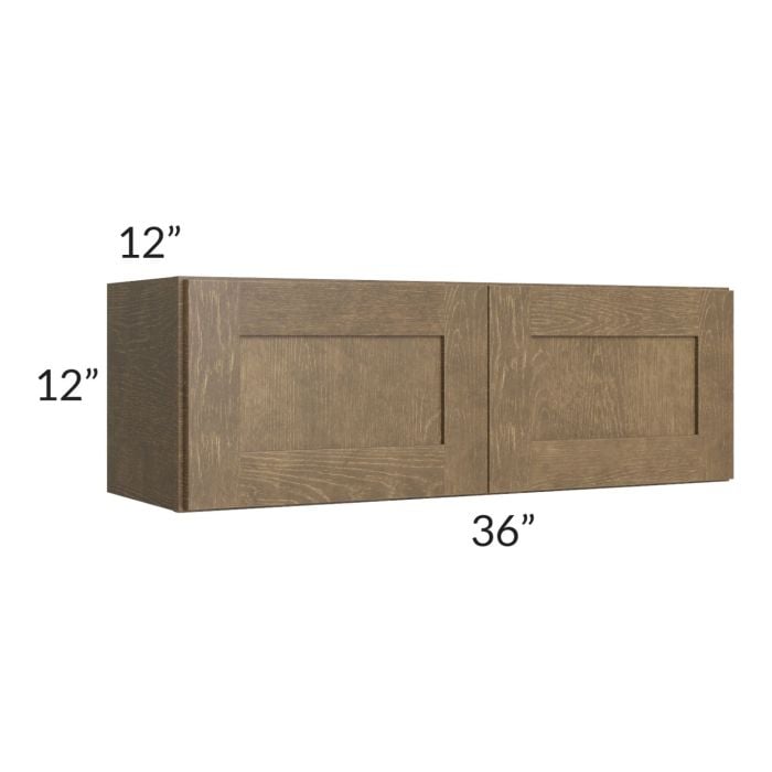 RTA Royal Bronze Shaker 36" x 12" Wall Cabinet