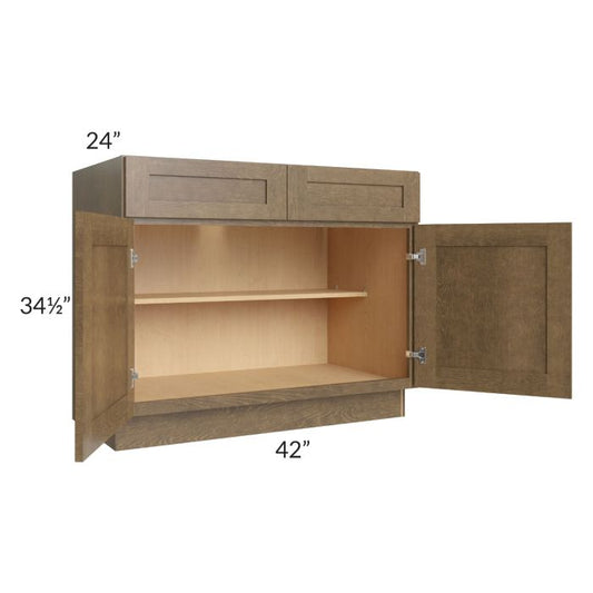 RTA Royal Bronze Shaker 42" Base Cabinet