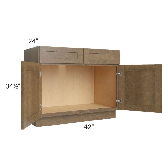 RTA Royal Bronze Shaker 42" Sink Base Cabinet