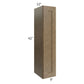 RTA Royal Bronze Shaker 9" x 42" Wall Cabinet
