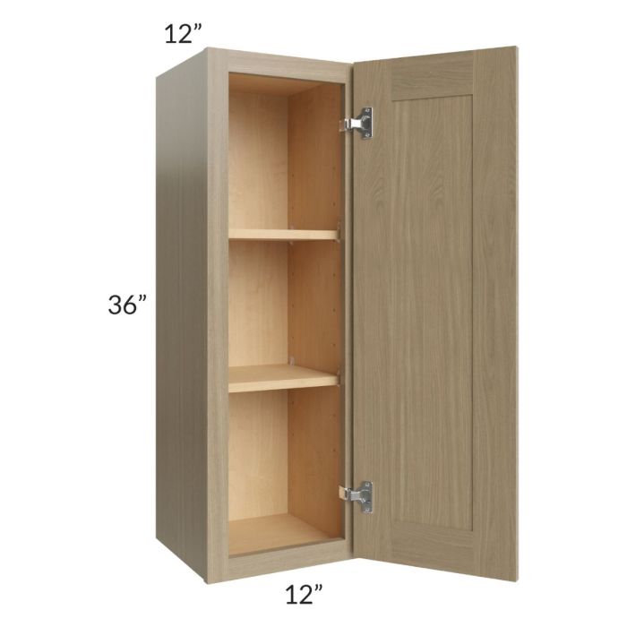 RTA Royal Natural Shaker 12" x 36" Wall Cabinet