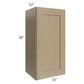 RTA Royal Natural Shaker 15" x 30" Wall Cabinet