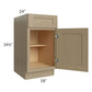 RTA Royal Natural Shaker 18" Base Cabinet with 2 Finished Sides