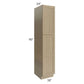RTA Royal Natural Shaker 18 " x 90 " Pantry Cabinet