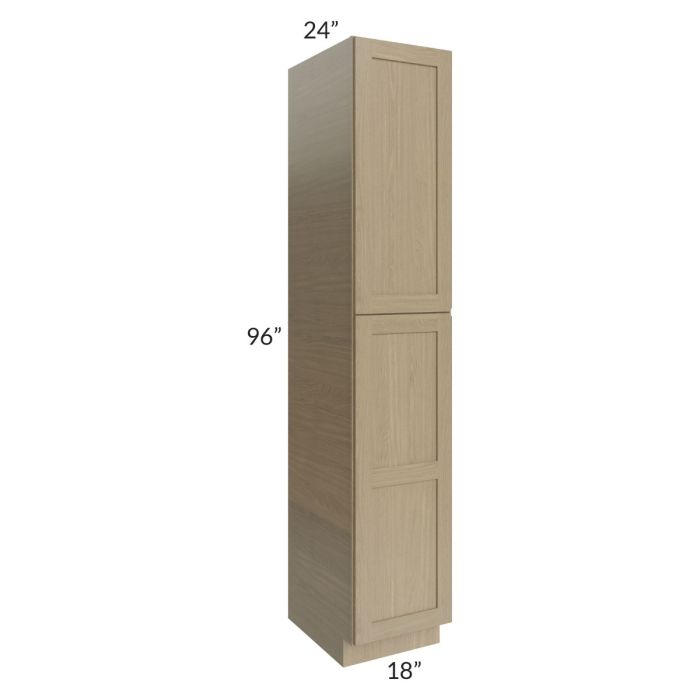RTA Royal Natural Shaker 18" x 96" Pantry Cabinet