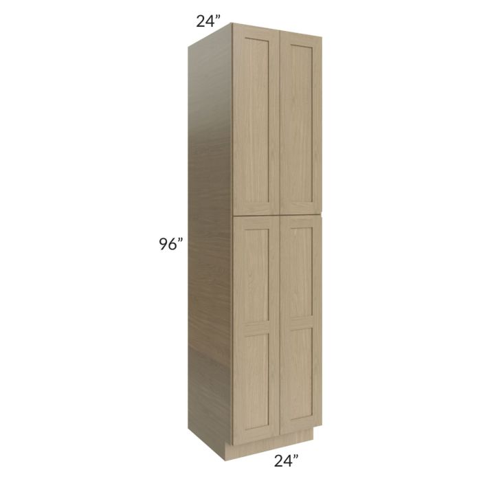 RTA Royal Natural Shaker 24 " x 96" Pantry Cabinet