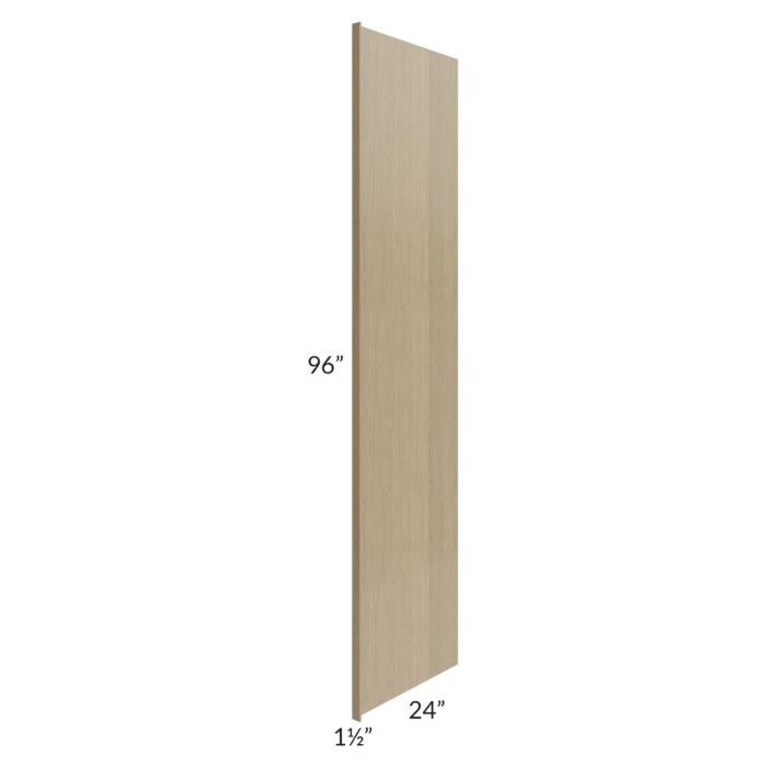 RTA Royal Natural Shaker 24" x 96" Refrigerator End Panel with a 1-1/2" Return