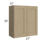 RTA Royal Natural Shaker 27" x 30" Wall Cabinet