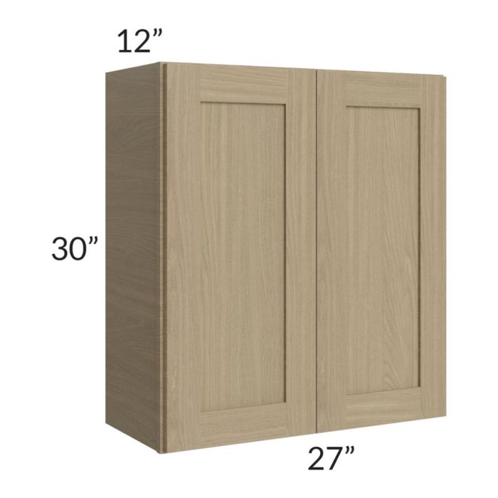 RTA Royal Natural Shaker 27" x 30" Wall Cabinet