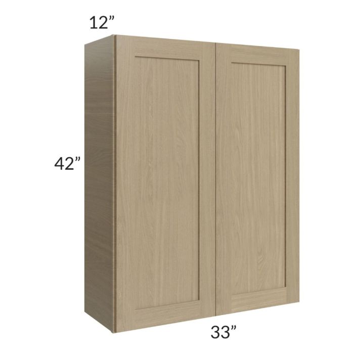 RTA Royal Natural Shaker 33" x 42" Wall Cabinet