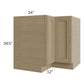 RTA Royal Natural Shaker 36" Lazy Susan Base Cabinet with 2 Finished Sides