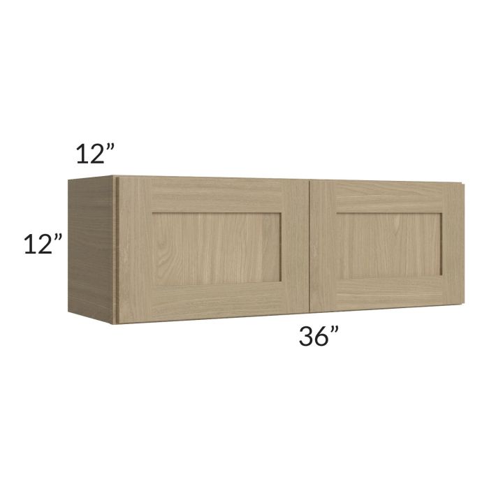 RTA Royal Natural Shaker 36" x 12" Wall Cabinet