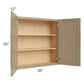 RTA Royal Natural Shaker 36" x 36" Wall Cabinet with 1 Finished Side