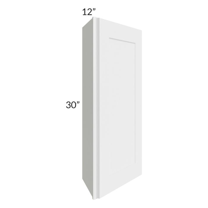 RTA Royal White Shaker 12" x 30" Angle Wall Cabinet