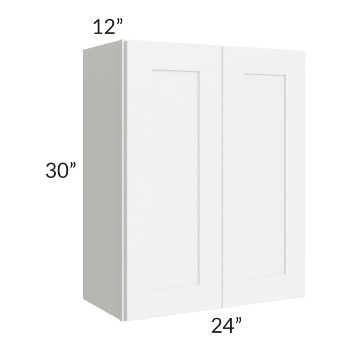 RTA Royal White Shaker 24" x 30" Wall Cabinet