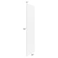 RTA Royal White Shaker 24" x 96" x 3/4 Finished Panel