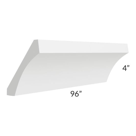 RTA Royal White Shaker 96" Cove Crown Molding