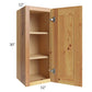 RTA Rustic Shaker 12" x 30" Wall Cabinet with 1 Decorative End Panel and 1 Skin