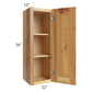 RTA Rustic Shaker 12" x 36" Wall Cabinet with 1 Decorative End Panel and 1 Skin