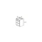 RTA Rustic Shaker 15" 3-Drawer Base Cabinet