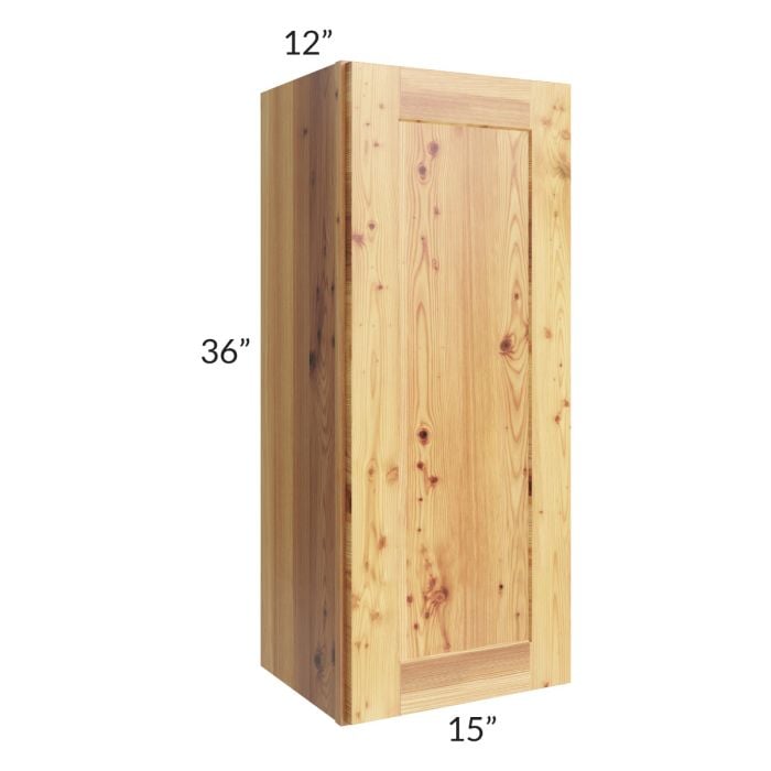 RTA Rustic Shaker 15" x 36" Wall Cabinet with 2 Skins