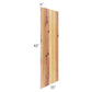 RTA Rustic Shaker 15" x 42" Wall Skin