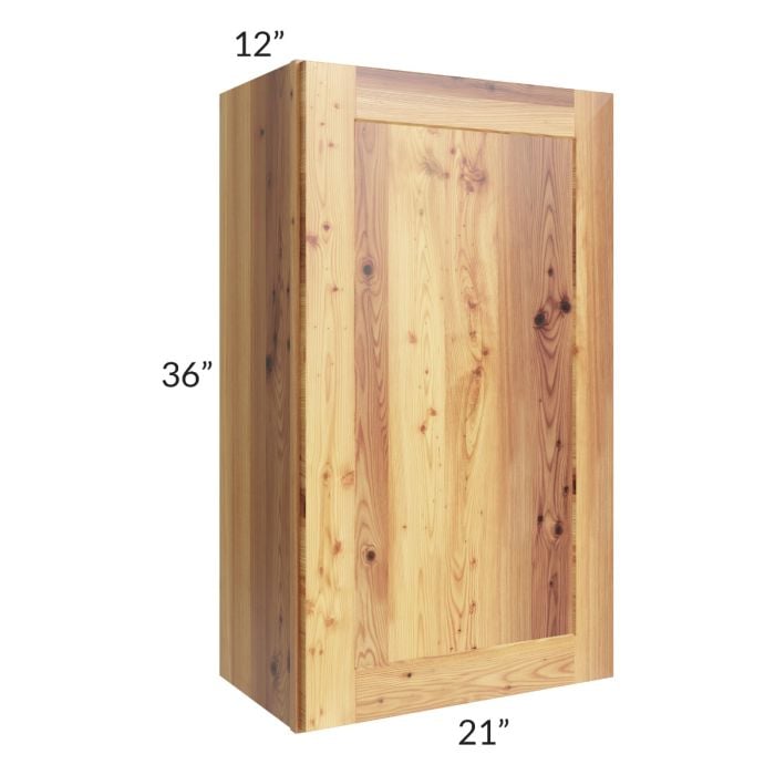RTA Rustic Shaker 21" x 36" Wall Cabinet with 1 Skin