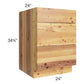 RTA Rustic Shaker 24" 3-Drawer Base Cabinet with 1 Decorative End Panel
