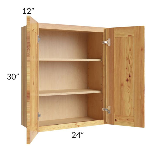 RTA Rustic Shaker 24" x 30" Wall Cabinet