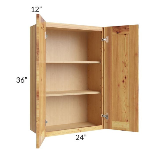 RTA Rustic Shaker 24" x 36" Wall Cabinet with 2 Skins